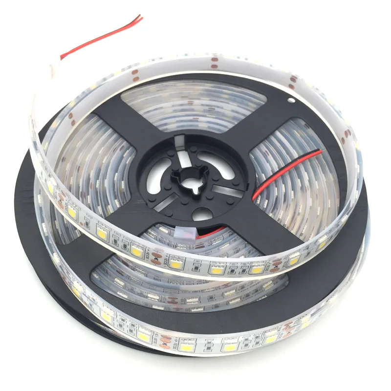 IP 68 5 М 5050 SMD Светодиодные ленты светильник 12V IP68 Водонепроницаемый 300 LED