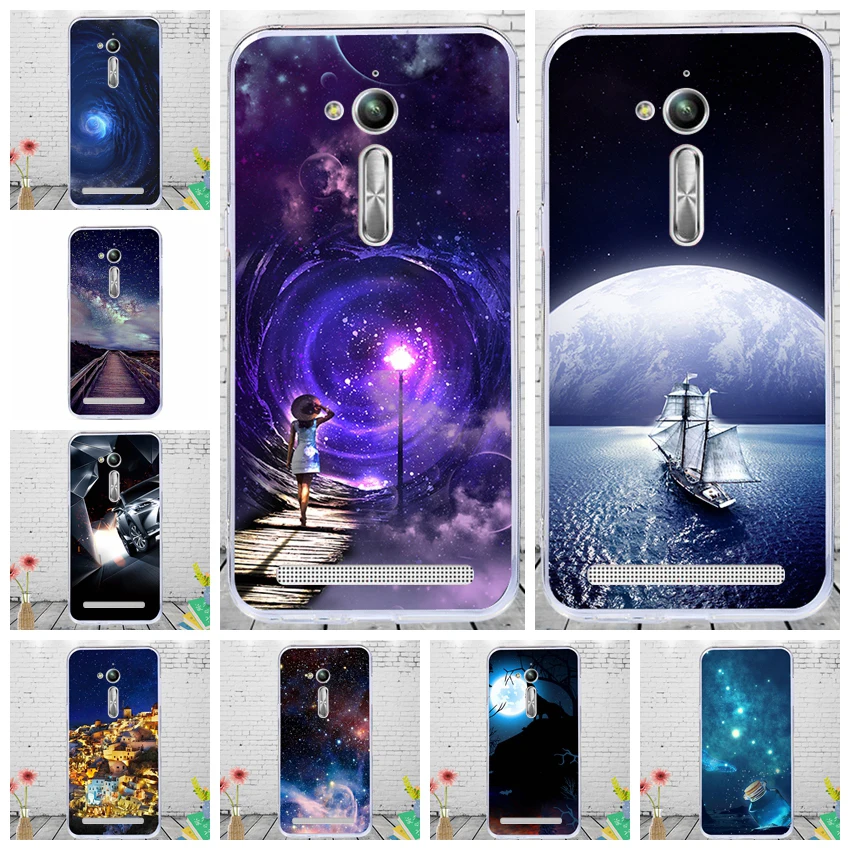 J&ampR Phone Case For Asus zenfone GO ZB500KL ZB500KG ZB 500 KL KG 500KL 500KG ZB500 5.0&quot Cover Transparent Clear Cases Pattern |