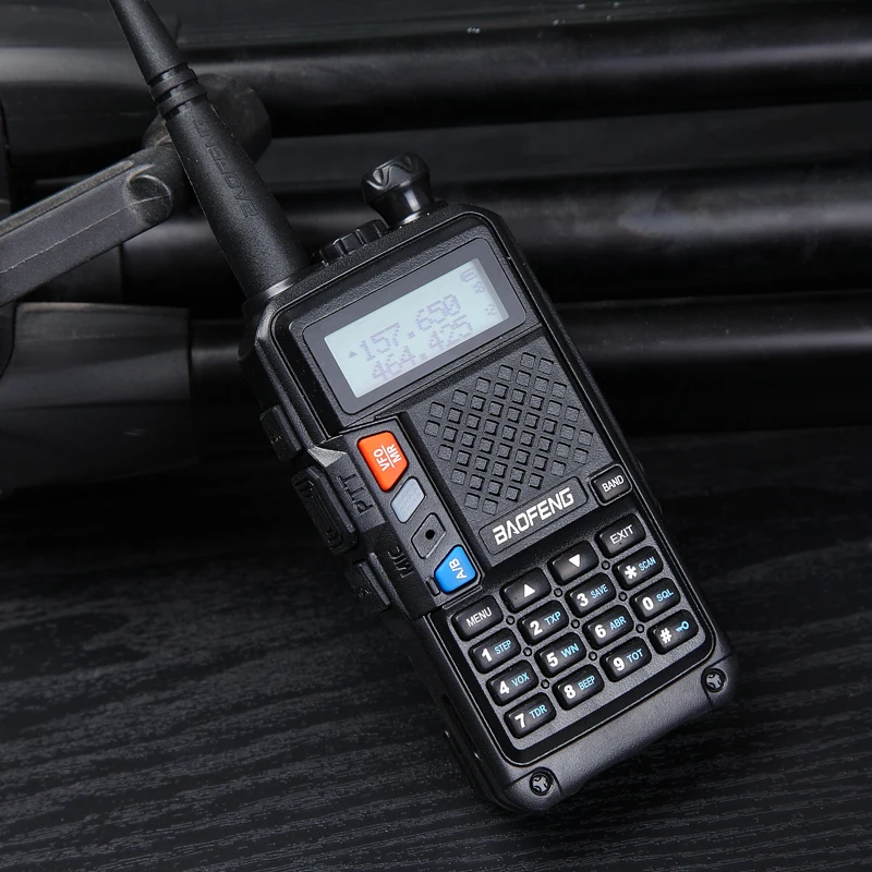 2 шт. BAOFENG BF-UVB3 PLUS Walkie Talkie 8 Вт UHF/VHF Двухдиапазонный 10 км длинный диапазон толстый аккумулятор несколько режимов зарядки радио