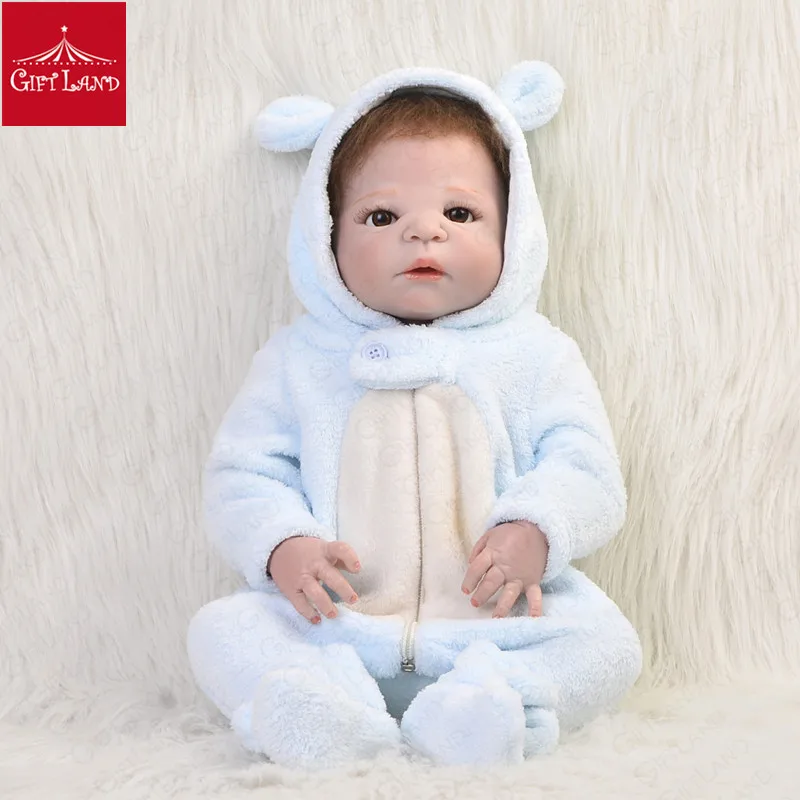

New 57cm Reborn Baby Doll Bebe Reborn Full Silicone Doll Girl Reborn Baby Toy Lifelike Newborn Princess Angel Bonecas Hot Sale