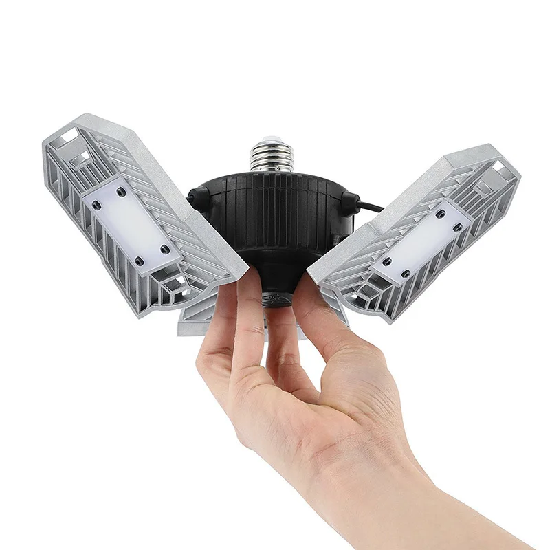 

deformation 60W UFO led lamp adjustable angle E27 led high bay light Radar sensing 110-240V LED light