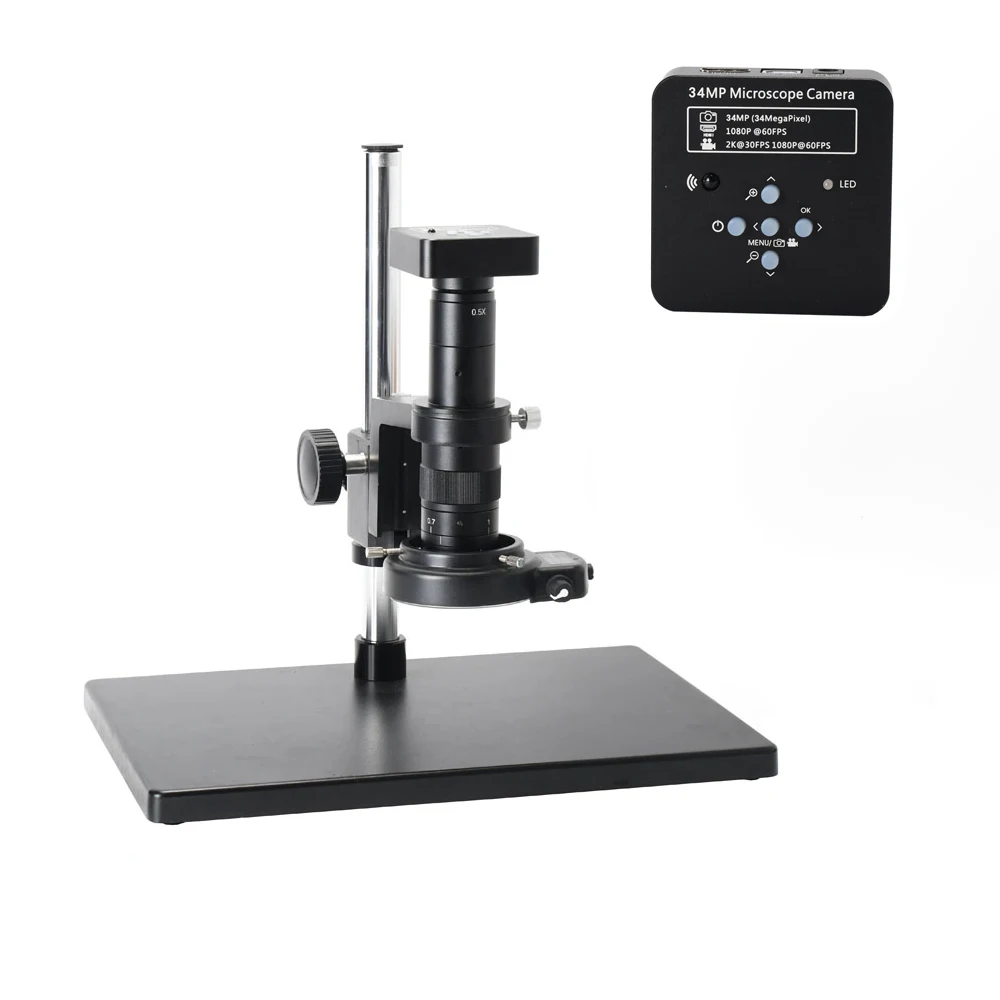 Buy Full Set 34MP 2K Industrial Soldering Microscope