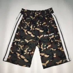 19ss мужские шорты с пальмовыми ангелами Kanye West Camouflage wo мужские спортивные высококачественные противотуманные Гавайские спортивные шорты с