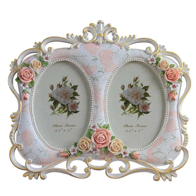 5inch Picture Frame For Wedding Desktop Decoration Resin Photo Frame