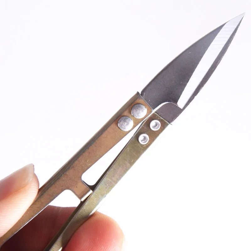 

2pcs Fish Use Scissors length 10.7cm Embroidery Sewing Tool Mini Scissor Tackle Accessories Fishing Line Cut Clipper