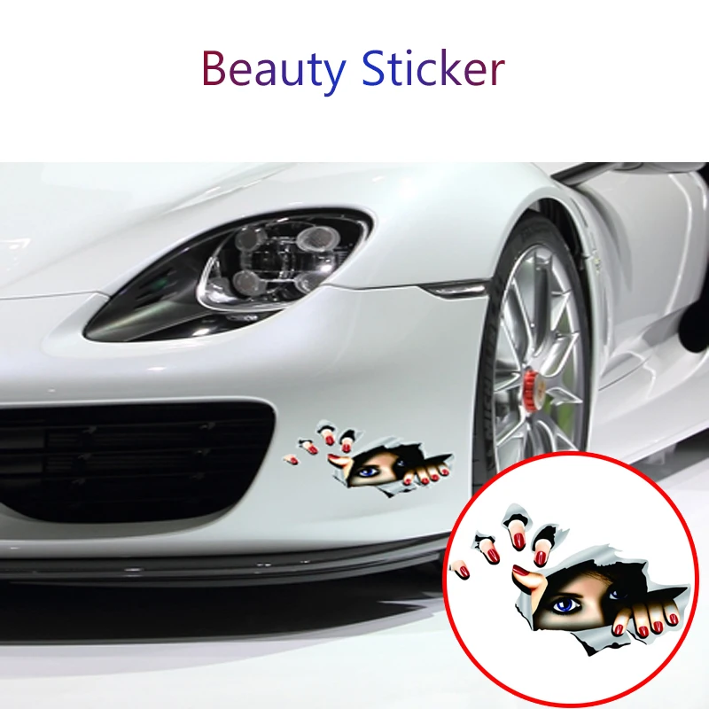OVERE 1 шт. автомобильные 3D наклейки Стайлинг глаз для Renault Megane 3 Duster Logan Captur Clio Chevrolet