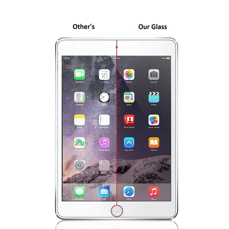 0 3 мм закаленное стекло для нового iPad 9 7 2017/2018 защита экрана 5 6 Pro Защитные пленки