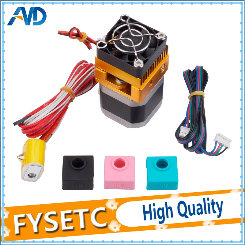 

2pcs MK8 Extruder J-head Hotend Nozzle 0.4mm Feed Inlet Diameter 1.75 Filament Extra Nozzle +2pcs MK7/MK8/MK9 Sock As Gift