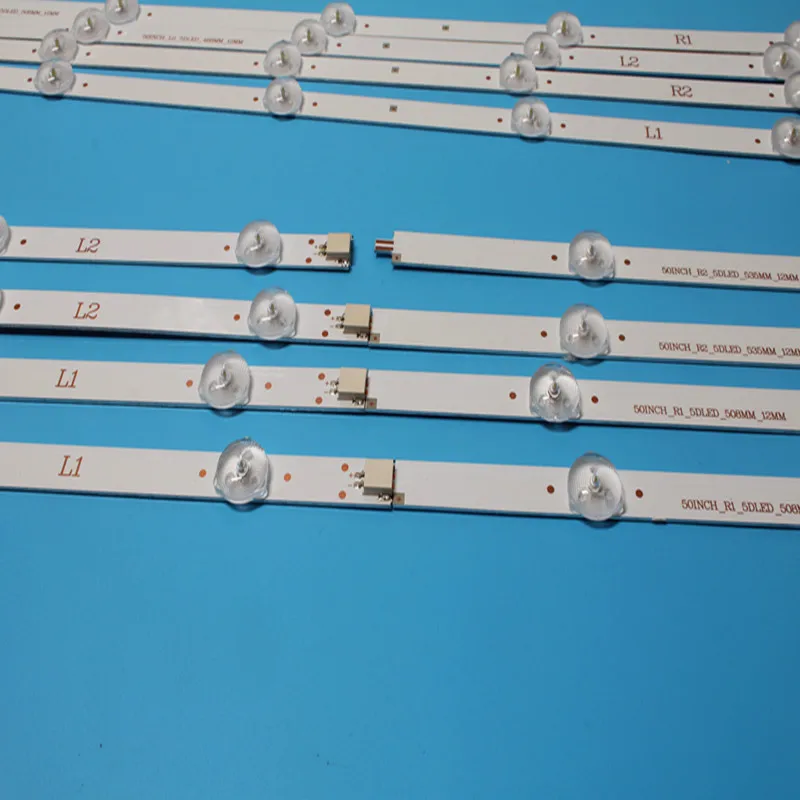 

100%NEW-original 12 PCS(3*R1 3*L1 3*R2 3*L2) LED Backlights for 6916L-1273A 6916L-1241A 6916L-1276A 6916L-1272A LG 50LN5400