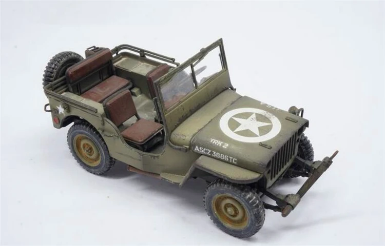 Tamiya Jeep Willys MB 4x4 Truck 1:35 Scale 1/4 Ton Model for sale online 