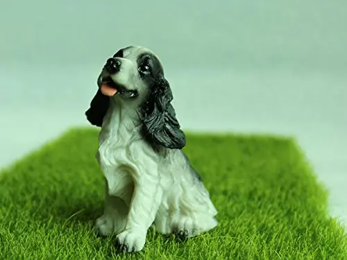 Сказочный Сад миниатюры украшения DIY смолы ремесла бонсай фигурка для террариума садовые мини-аксессуары милый кокер спаниель собака