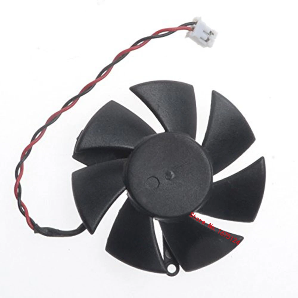 Diameter 45mm T125010su 0.32a 2pin Graphics Cards Fans For Video 