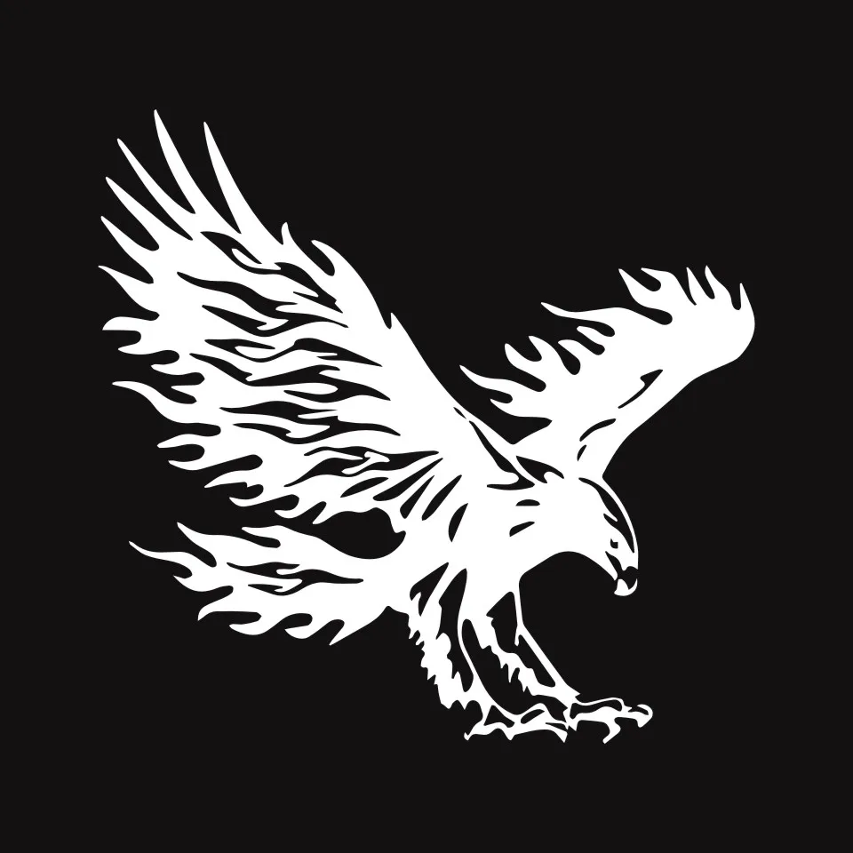 Anycuros Animal Eagle Car-Styling Motorcycle Car Sticker Vinyl Decal 14.4cm13.8cm   (6)