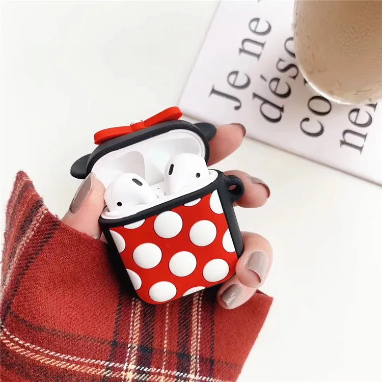 Mickey Minnie Mike Sully Silicon Case for Airpods 1 2 Bluetooth Wireless Earphone Case Charging Box Cartoon Protect Cover