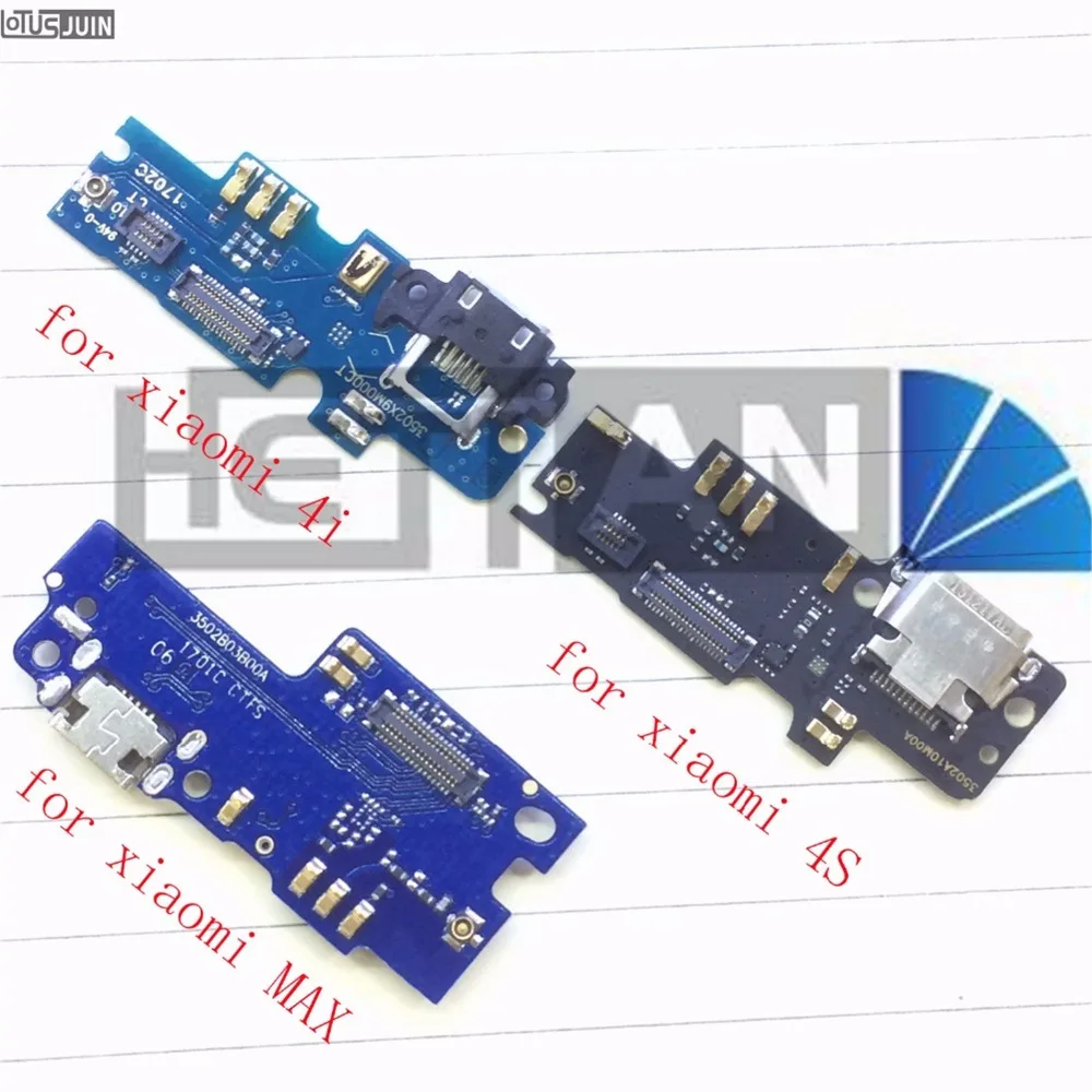 1 шт. для Xiaomi Mi4i Mi4S Mi MAX USB зарядное устройство порт зарядки гибкий кабель микро usb