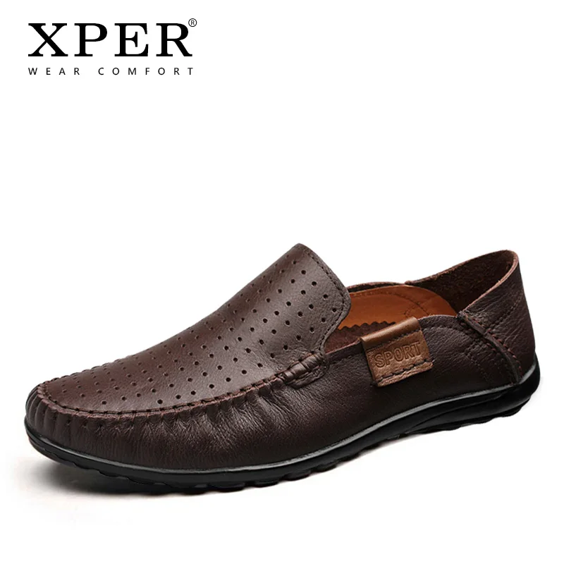 New Genuine Leather Shoes Men Loafers Luxury Breathable Casual Footwear Male Big Size Men's Flats Business Wear Comfort #XP004 New Genuine Leather Shoes Men Loafers Luxury Breathable Casual Footwear Male Big Size Men's Flats Business Wear Comfort #XP004
