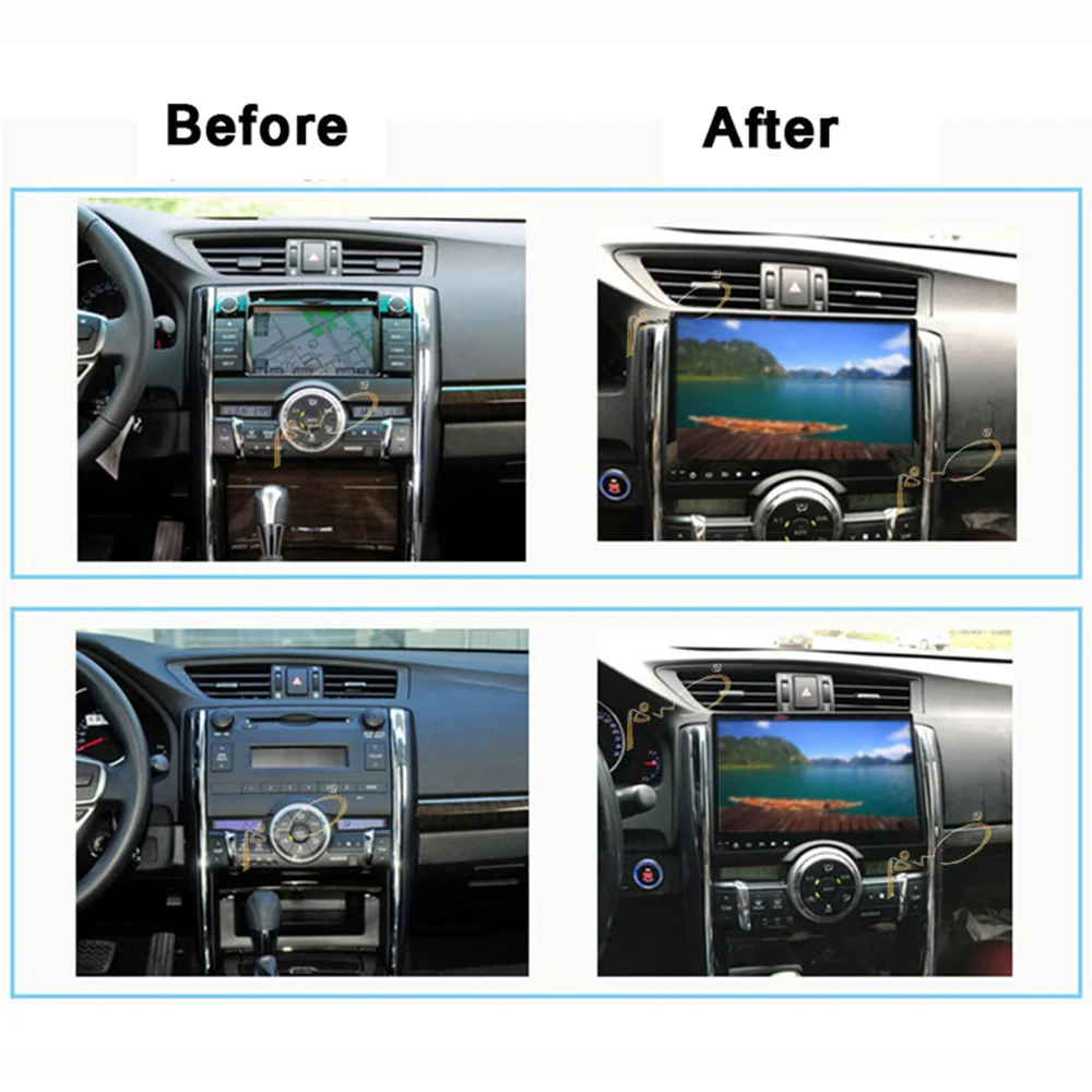 Perfect Android 8.1 Car Radio GPS for Toyota Reiz Mark x 2011-2017 Stereo Head Unit Wifi Multimedia Player HD Touch Screen Bluetooth 2