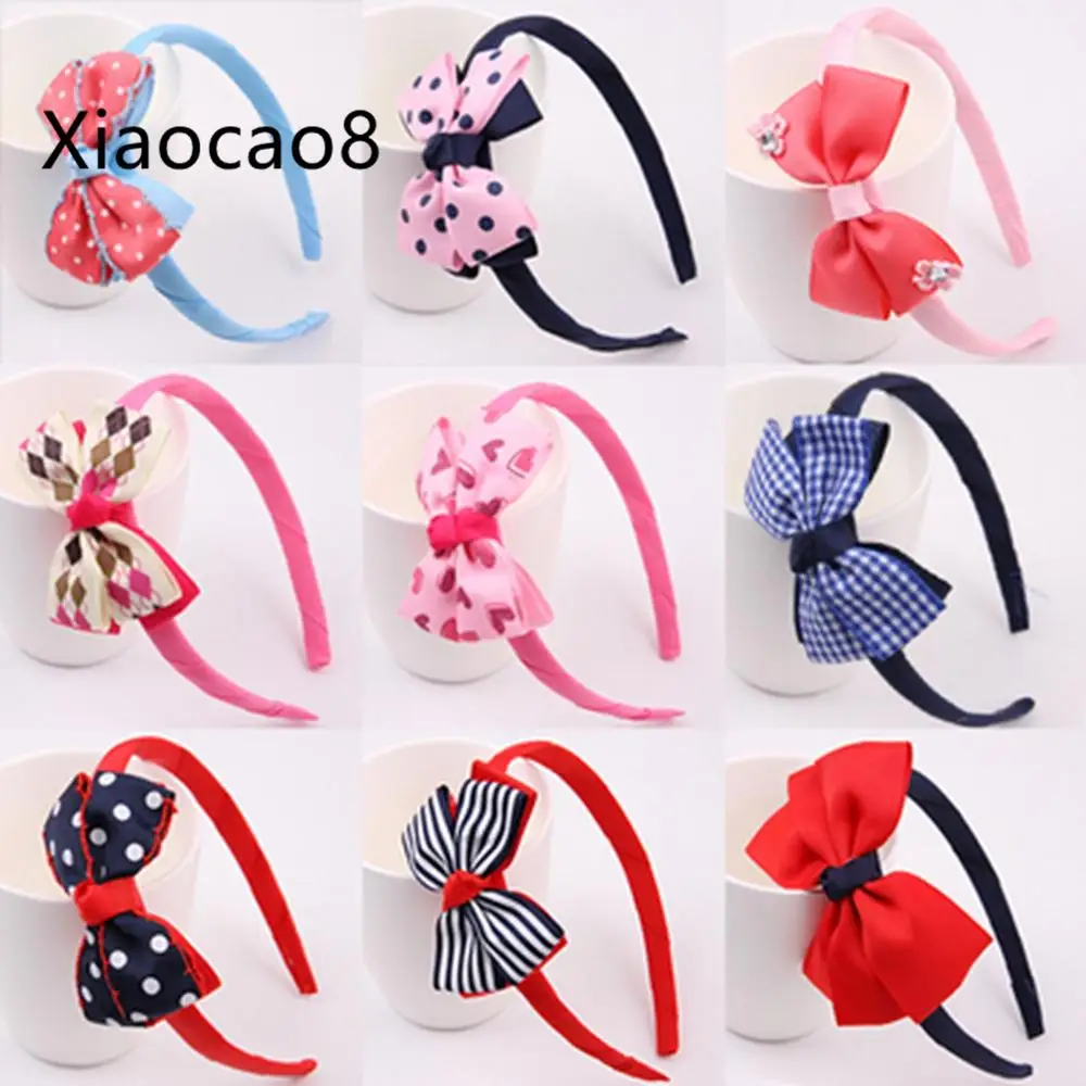 

Children Headband Girls Princess Bowknot Hairband Kids 2019 Korean Style Hair Band Fabric Floral Print Hair Accessories for Kids