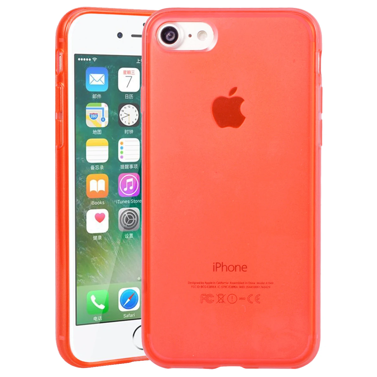 

GrandEver Colorful Case For Iphone 7 7 Plus Soft Case For Purple Transparent Back Cover For Iphone 7plus Case For Girl And Boy