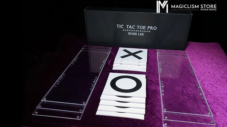 Tic Tac Toe Pro By Bond Lee-Волшебные трюки, llusion реквизит для фокусов, профессиональный для мага, сценический-М