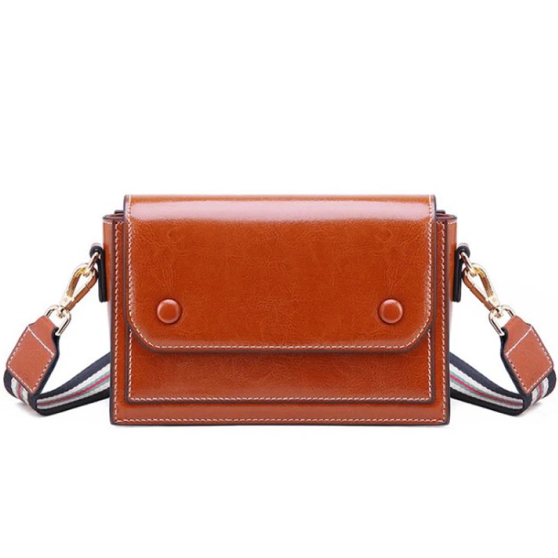 

New 2019 Genuine leather women handbag fashion broadband women shoulder bag Messenger bag luxury brand mini Small square package