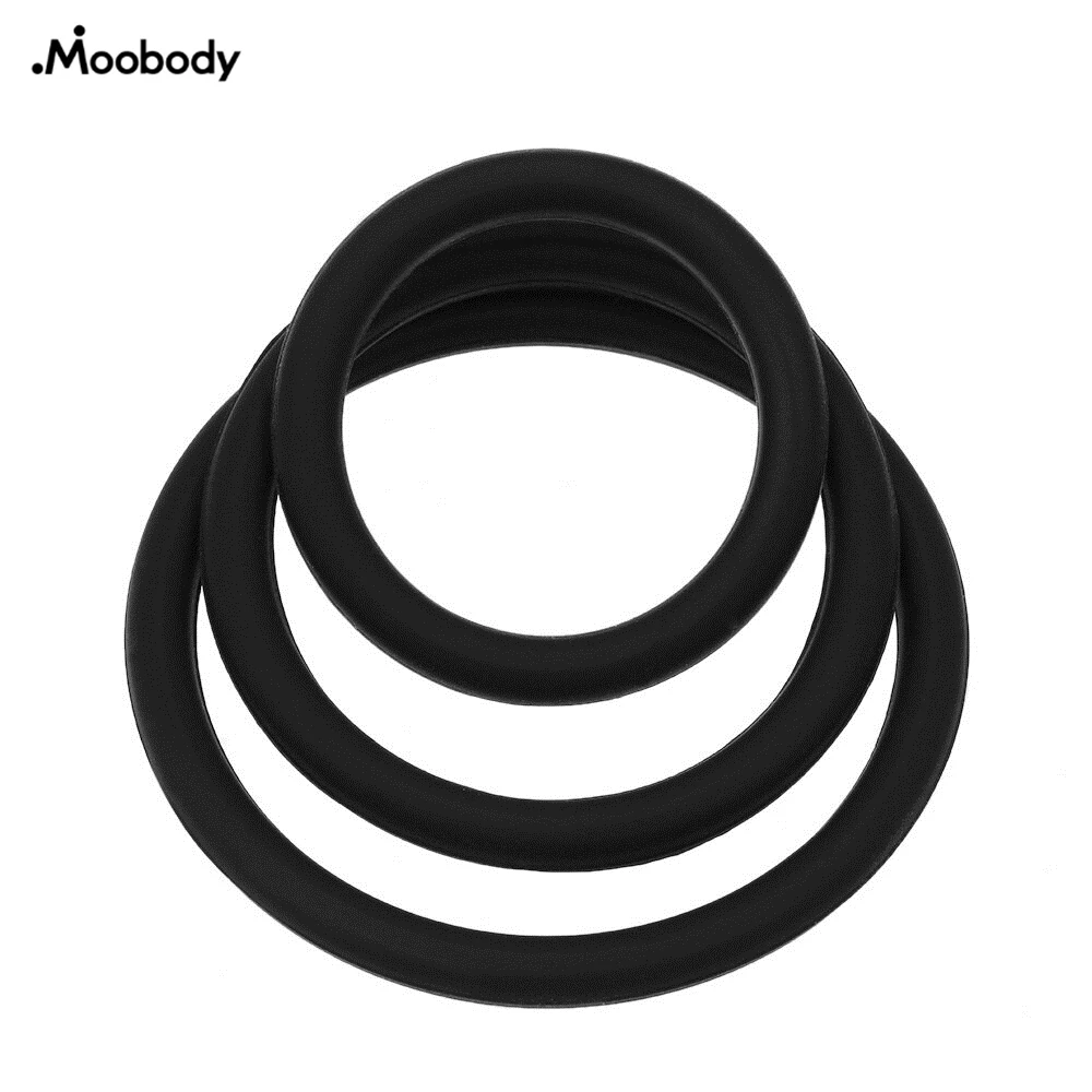 3Pcs Silicone Male Cockring O Shape PenisRing Prolong Premature Ejaculation Time Delay Cock Lock Sex RingToys Products for Men|Вибраторы| |
