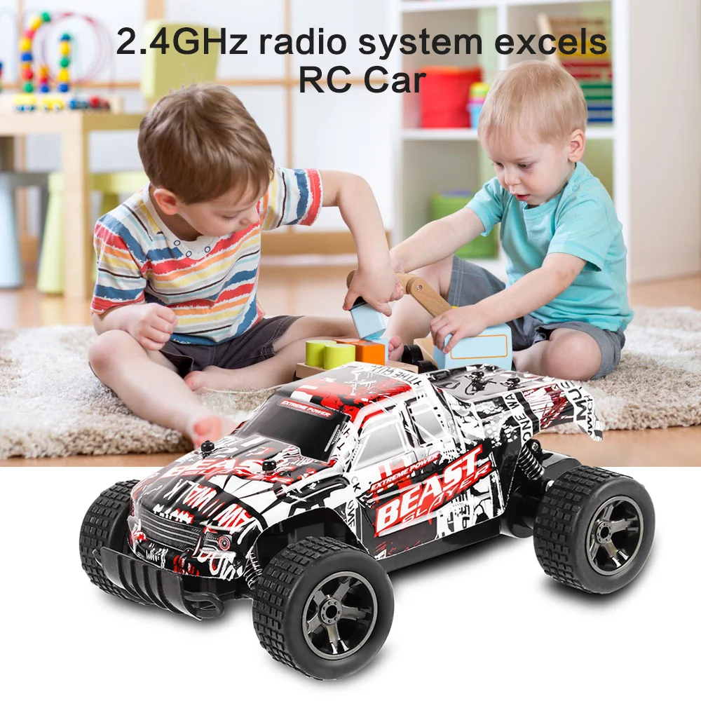 Najtaniej High Spped RC Cars 2.4GHz 118 RC Car RTR amortyzator PVC Shell Off road Race Vehicle Buggy elektroniczny zdalnie sterowanym samochodowym zabawką