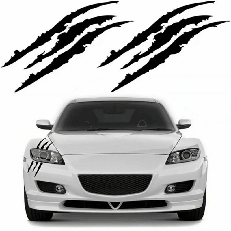 Claw Marks Headlight Decal Available in Twelve Colors. Genuine ViaViny - 1