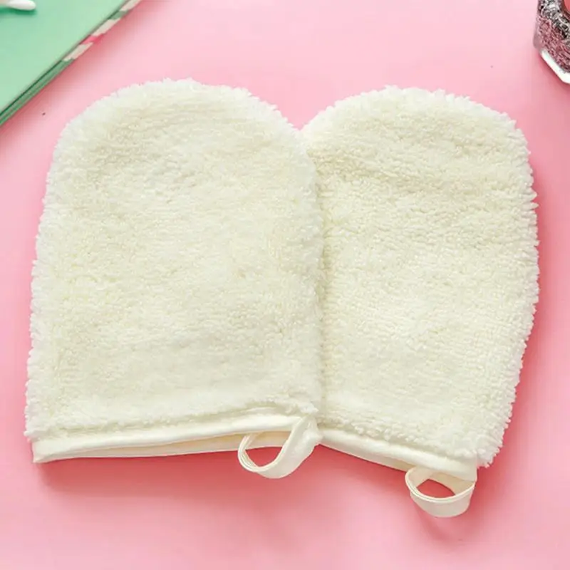 1 шт. удобные из микрофибры Ткань для лица полотенце для удаления воды моющая перчатка многоразовый инструмент для удаления