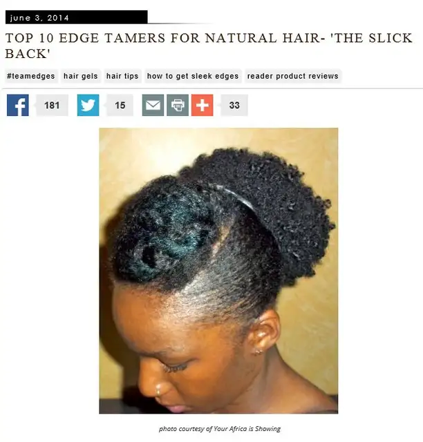 Best Edge Control Product For African American Hair Mizani Edge