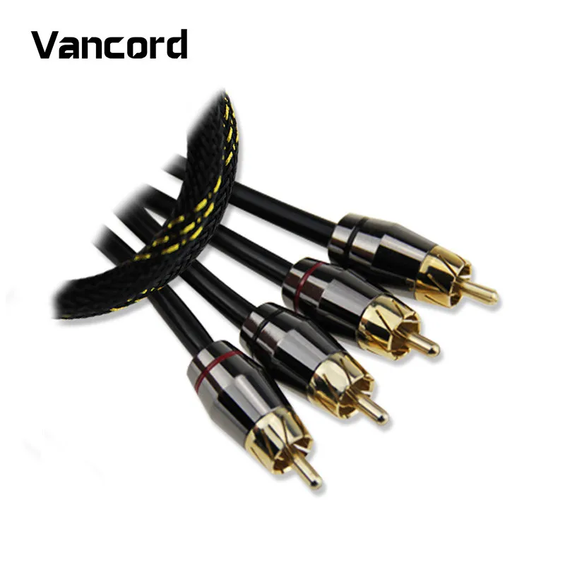 2017 New Electronic Audio Cable 2 RCA To 2 RCA AV Cable Male to Male
