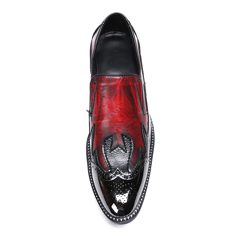 Роскошные вечерние туфли Zapatos De Hombre Мужские модельные золотистого цвета с