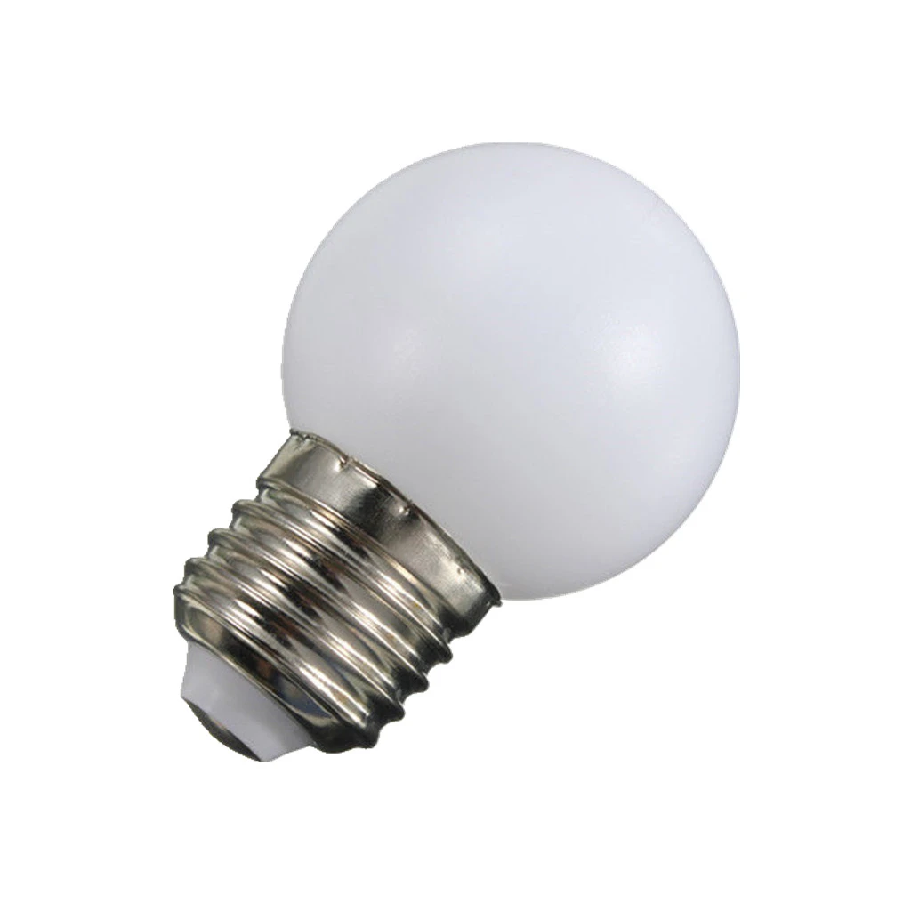 AC220V Input Voltage E27 Base Type 3W Power Energy Saving Long Life Span LED Light Bulb for Home Bar TV Garden Use White