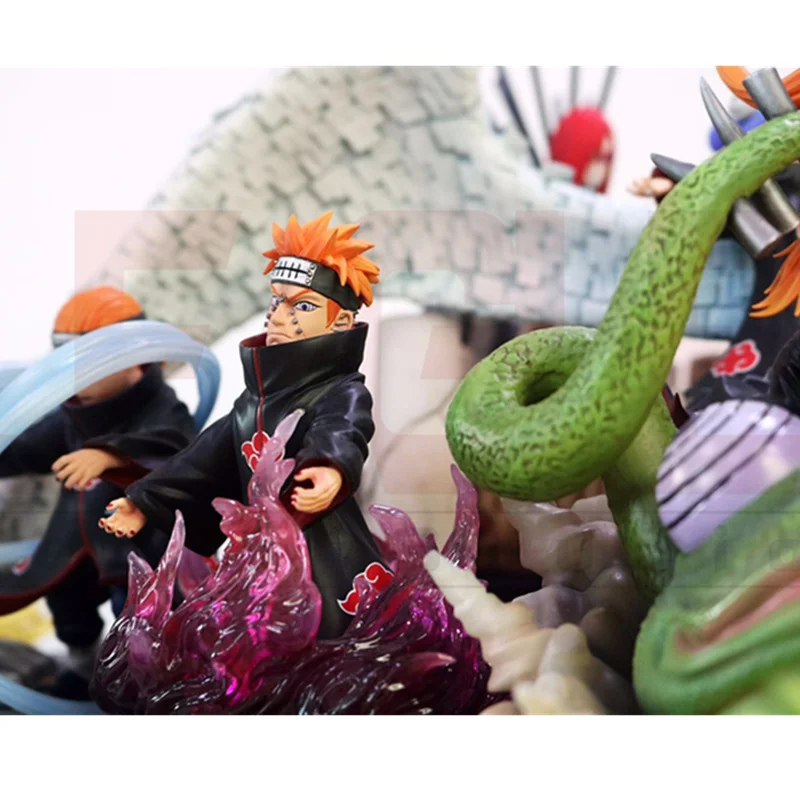 Статуя NARUTO Akatsuk 6 Realms Pain Konan Nagato Series резонансная экшн фигурка WCF GK Коллекционная