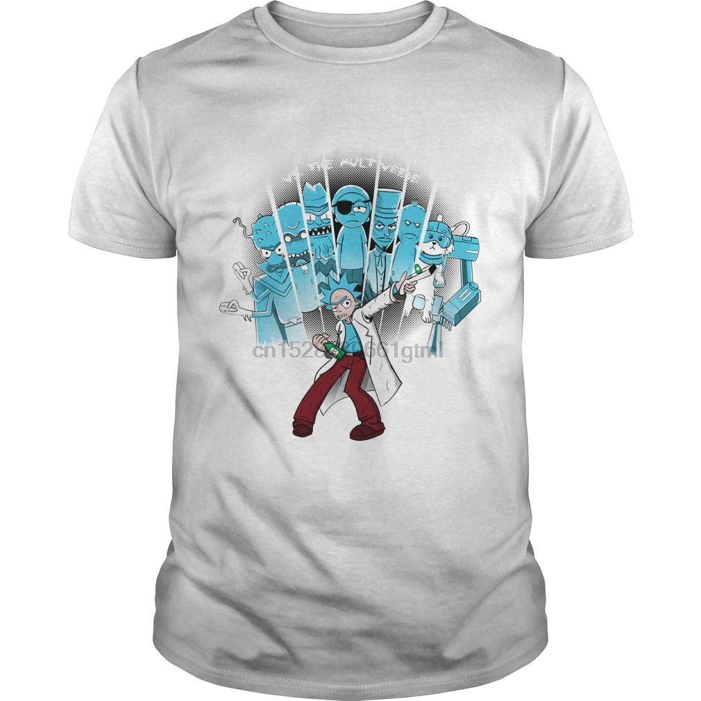 Мужская футболка с коротким рукавом Rick Sanchez Vs The Multiverse cool женская