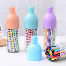 36 цветов/набор маркеров, пластиковые поделки для скрапбукинга, для рисования, для аниме, комиксов, для эскизов, школьные принадлежности, канцелярские принадлежности