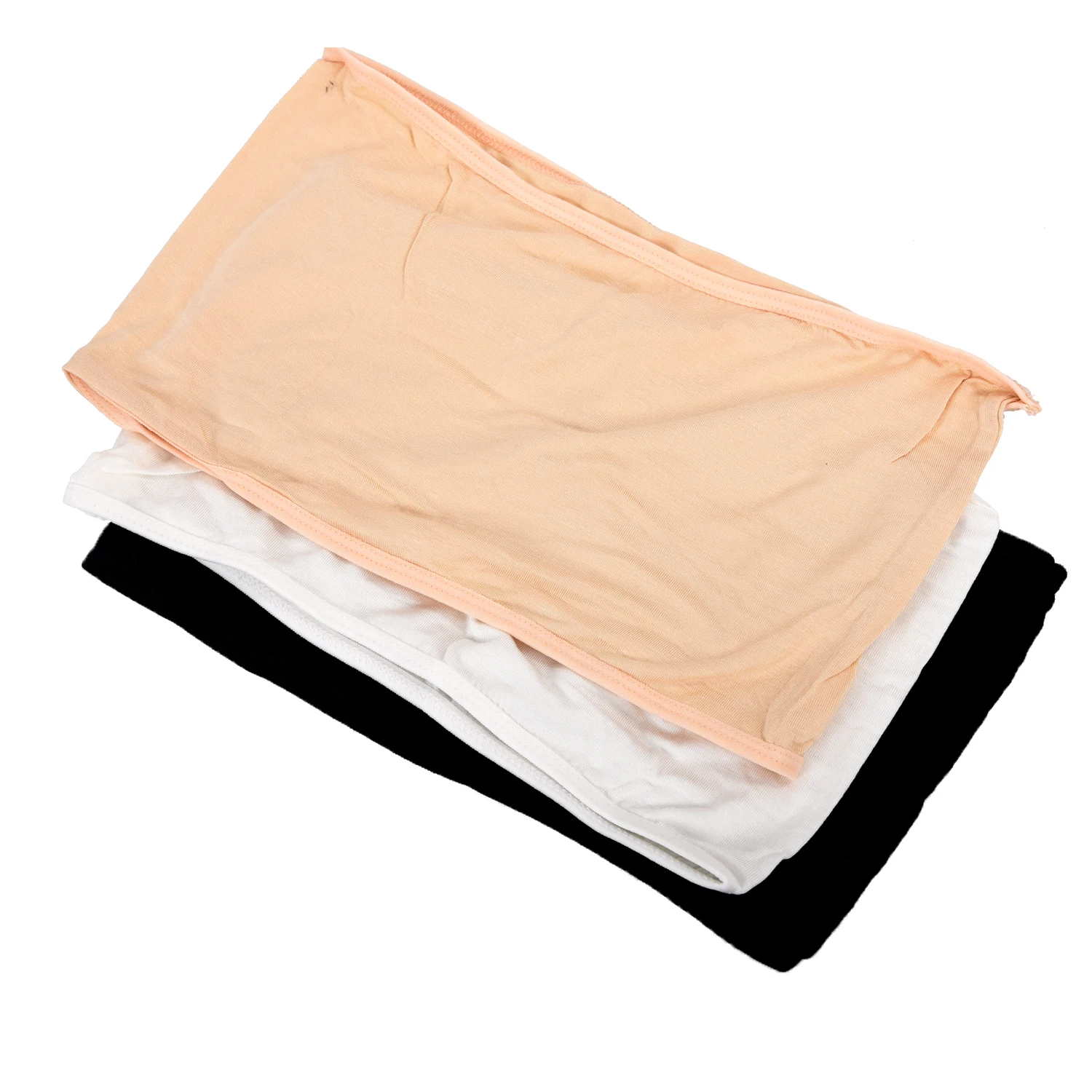 JHO 3pcs seamless strapless bra without padding tube topin Sports Bras