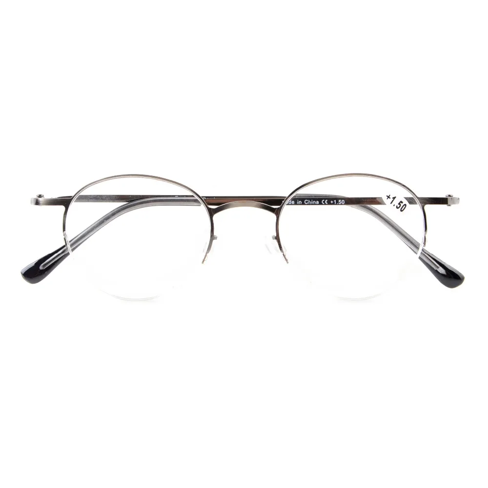 R15029 Eyekepper легкие полуобода овальные круглые очки для чтения+ 0,0/0,5/0,75/1,0/1,25/1,5/1,75/2,0/2,25/2,5/2,75/3,0/3,5/4,0/