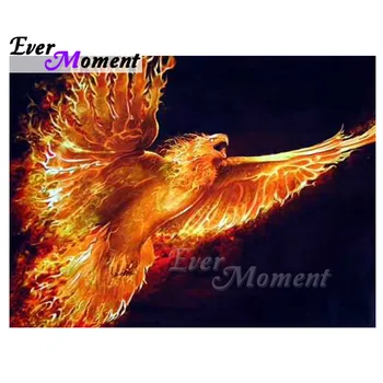 

Ever Moment Diamond Painting Mosaic 5D DIY Square Flying Fire Eagle Cross Stitch Picture Of Rhinestone Diamond Embroidery 3F748