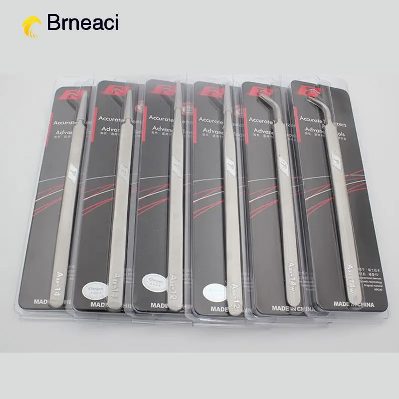 Brneaci антистатические нержавеющие стальные промышленные пинцеты инструменты для