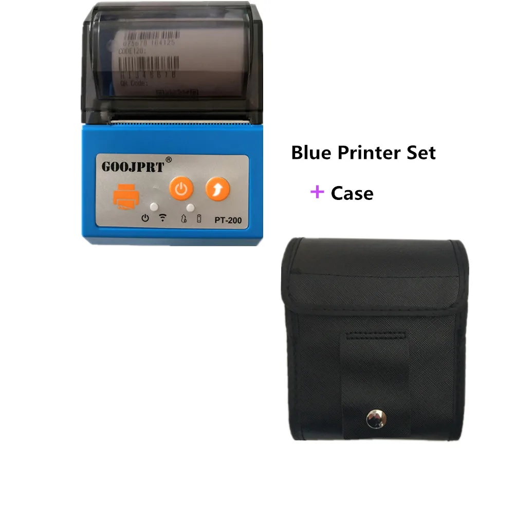 Blue Standard thermal printer plus case