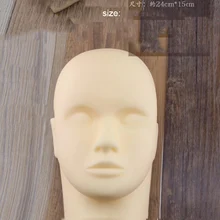 Красота Девушка Полупостоянный макияж Татуировка глаз губ 3D практика манекен кожи голова обучение