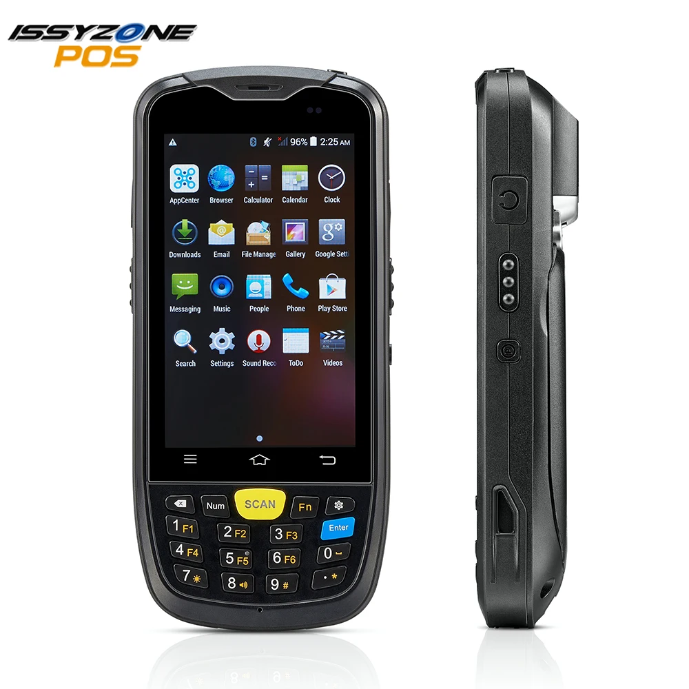 IssyzonePOS الروبوت PosTerminal المياه واقية المساعد الشخصي الرقمي في الصناعة 1D 2D الباركود ماسحة مع 4G WiFi GPS BT مستودع البيانات جمع PDA