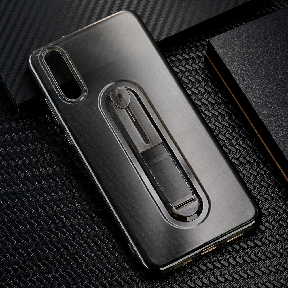 

Phone Case For Huawei Mate 20 10 lite P20 Pro y5 y6 y7 prime 2018 y9 2019 P Smart Honor 7A 7C Pro Clear finger Ring Back Cover