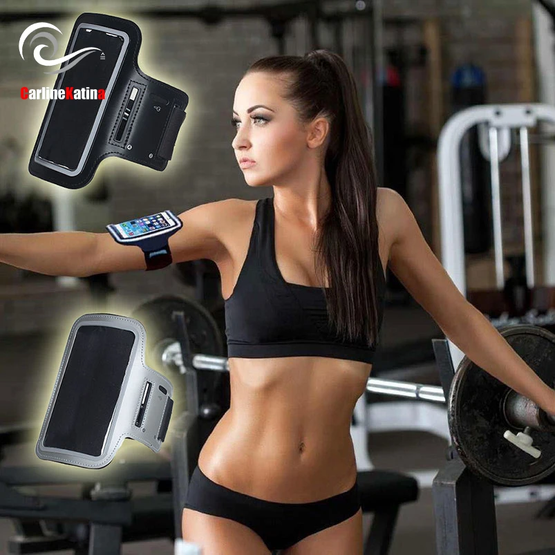 

Gray Waterproof Armbands Gym Running For Xiaomi Mi a1 6X mix 2s Redmi s2 5 plus Note 5 4x 5a Arm Band 2 3 Phone Bag Case Cover