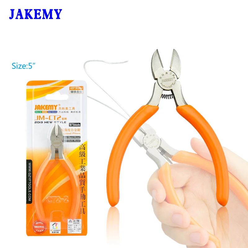 

5" Diagonal Pliers Chrome Vanadium Steel Cutting Pliers Electrician Hand Tools