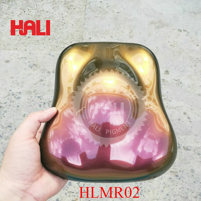 Хромированный пигмент, супер Сияющий пигмент хамелеон, зеркальный порошок, товар: HLMR09, Цвет: Золотой/красный/фиолетовый, вес: 1 грамм
