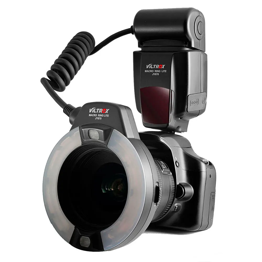 VILTROX JY-670 Macro Ring Light flash (33)