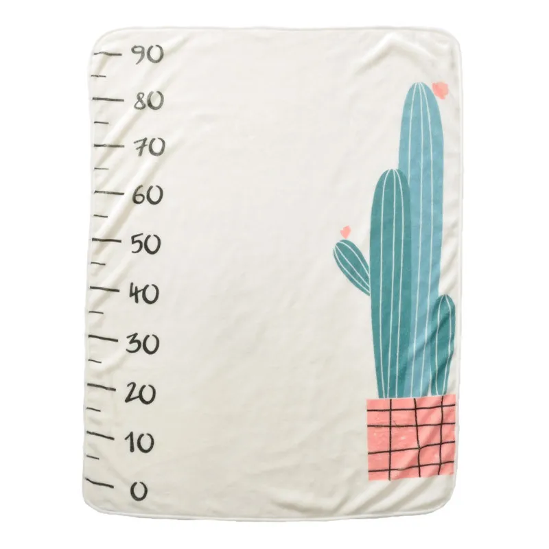Детское одеяло, мягкие фланелевые купальные полотенца, цветочные цифры, палантин с принтом «сделай сам», для фотосессии одеяла 70*100 см