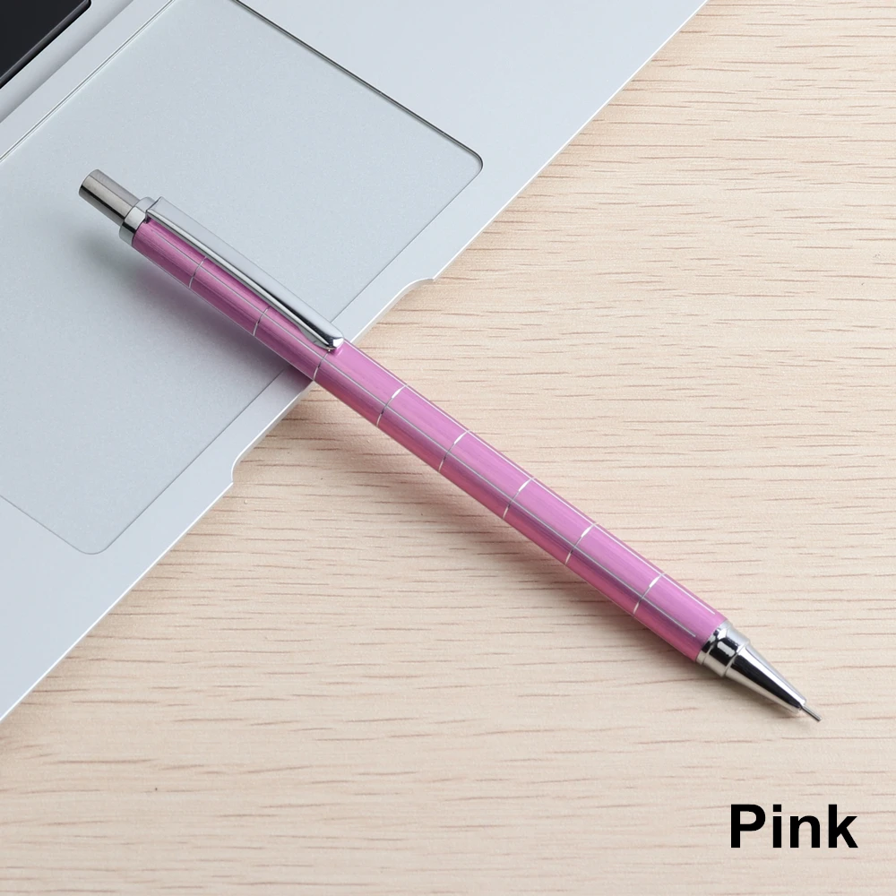 Металлические механические карандаши 0,5 0,7 мм HB свинцовый держатель чертёжный карандаш для рисования для школы и офиса канцелярские ручки